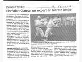 Christian Clause, un expert en karaté invité - Maine Libre - 17/04/2017