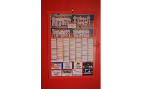 Le calendrier du club est arrivé